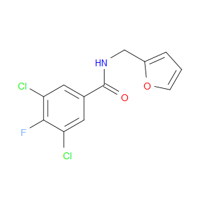 Benzamide, 3,5-dichloro-4-fluoro-N-(2-furanylmethyl)-