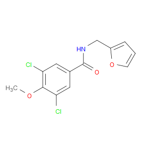 3,5-Dichloro-N-(2-furanylmethyl)-4-methoxybenzamide
