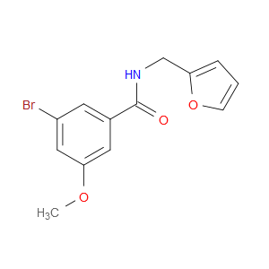 Benzamide, 3-bromo-N-(2-furanylmethyl)-5-methoxy-