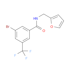 Benzamide, 3-bromo-N-(2-furanylmethyl)-5-(trifluoromethyl)-