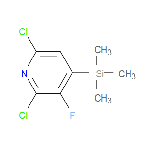 2,6-dichloro-3-fluoro-4-(trimethylsilyl)pyridine