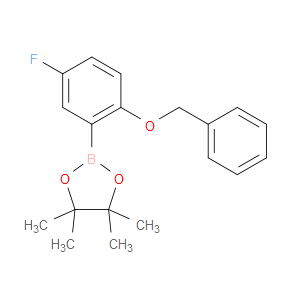 2-(2-(Benzyloxy)-5-fluorophenyl)-4,4,5,5-tetramethyl-1,3,2-dioxaborolane