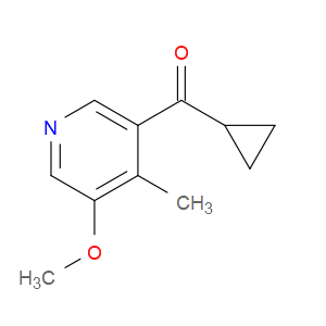 Cyclopropyl(5-methoxy-4-methyl-3-pyridinyl)methanone