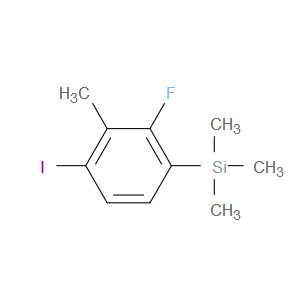 (2-fluoro-4-iodo-3-methylphenyl)trimethylsilane