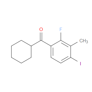 cyclohexyl(2-fluoro-4-iodo-3-methylphenyl)methanone