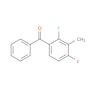 (2-fluoro-4-iodo-3-methylphenyl)(phenyl)methanone
