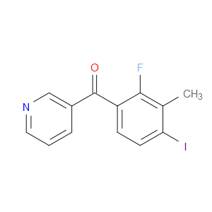 (2-fluoro-4-iodo-3-methylphenyl)(pyridin-3-yl)methanone