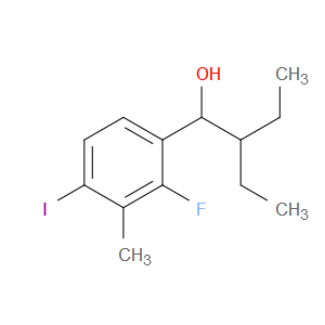 2-ethyl-1-(2-fluoro-4-iodo-3-methylphenyl)butan-1-ol