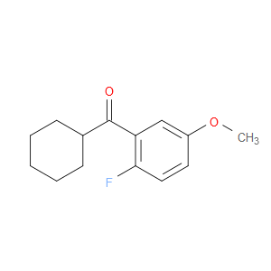 cyclohexyl(2-fluoro-5-methoxyphenyl)methanone