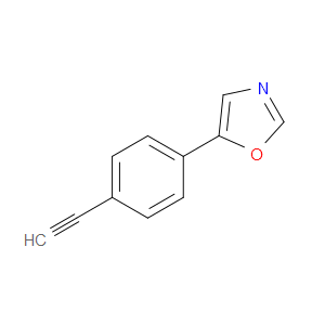 5-(4-ethynylphenyl)oxazole