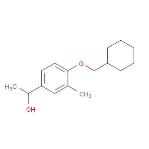 4-(Cyclohexylmethoxy)-α,3-dimethylbenzenemethanol