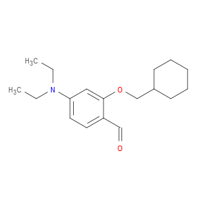 Benzaldehyde, 2-(cyclohexylmethoxy)-4-(diethylamino)-