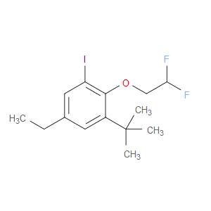 2-(2,2-Difluoroethoxy)-1-(1,1-dimethylethyl)-5-ethyl-3-iodobenzene