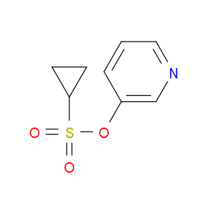 Cyclopropanesulfonic acid, 3-pyridinyl ester