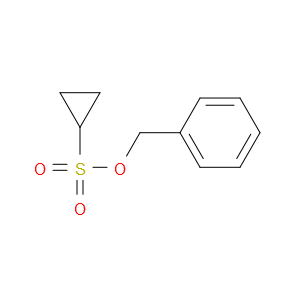 Phenylmethyl cyclopropanesulfonate