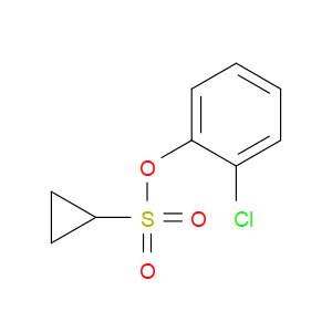 Cyclopropanesulfonic acid, 2-chlorophenyl ester