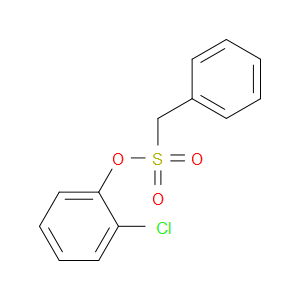 2-Chlorophenyl benzenemethanesulfonate