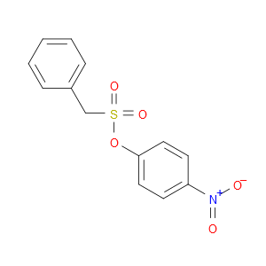 4-nitrophenyl phenylmethanesulfonate