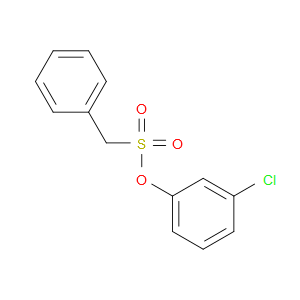 3-Chlorophenyl benzenemethanesulfonate
