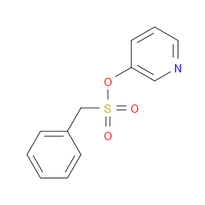 pyridin-3-yl phenylmethanesulfonate