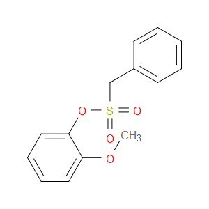2-Methoxyphenyl benzenemethanesulfonate