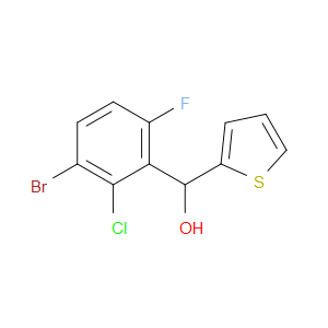 (3-bromo-2-chloro-6-fluorophenyl)(thiophen-2-yl)methanol