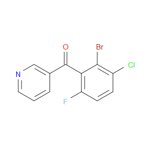 (2-bromo-3-chloro-6-fluorophenyl)(pyridin-3-yl)methanone