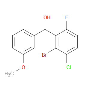 (2-bromo-3-chloro-6-fluorophenyl)(3-methoxyphenyl)methanol