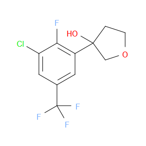 3-(3-chloro-2-fluoro-5-(trifluoromethyl)phenyl)tetrahydrofuran-3-ol