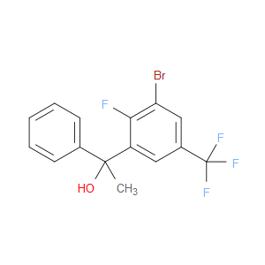 1-(3-bromo-2-fluoro-5-(trifluoromethyl)phenyl)-1-phenylethanol
