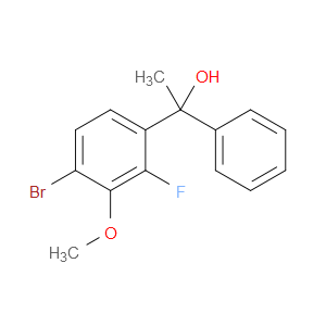 1-(4-bromo-2-fluoro-3-methoxyphenyl)-1-phenylethanol