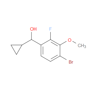 (4-bromo-2-fluoro-3-methoxyphenyl)(cyclopropyl)methanol