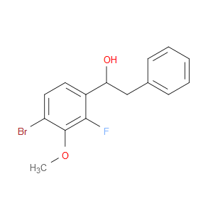 1-(4-bromo-2-fluoro-3-methoxyphenyl)-2-phenylethanol