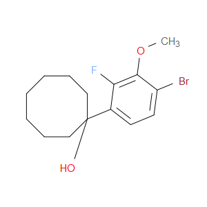1-(4-bromo-2-fluoro-3-methoxyphenyl)cyclooctanol