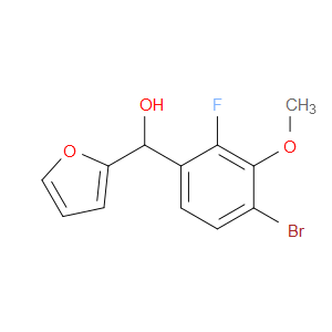 (4-bromo-2-fluoro-3-methoxyphenyl)(furan-2-yl)methanol