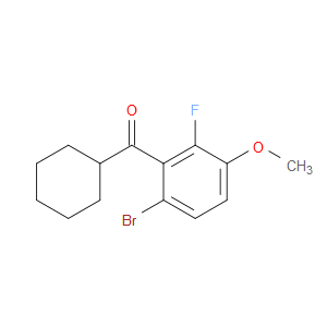 (6-bromo-2-fluoro-3-methoxyphenyl)(cyclohexyl)methanone