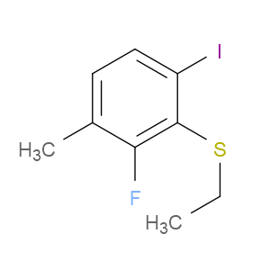 ethyl(2-fluoro-6-iodo-3-methylphenyl)sulfane