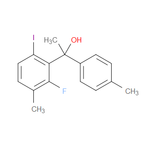 1-(2-fluoro-6-iodo-3-methylphenyl)-1-(p-tolyl)ethanol