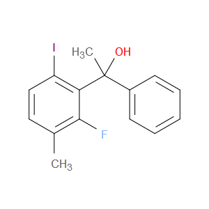 1-(2-fluoro-6-iodo-3-methylphenyl)-1-phenylethanol