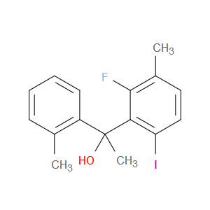 1-(2-fluoro-6-iodo-3-methylphenyl)-1-(o-tolyl)ethanol