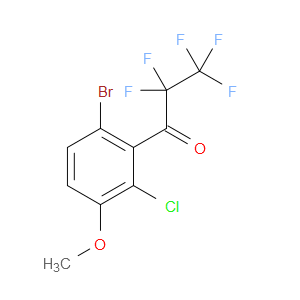 1-(6-bromo-2-chloro-3-methoxyphenyl)-2,2,3,3,3-pentafluoropropan-1-one