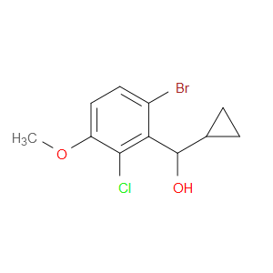 (6-bromo-2-chloro-3-methoxyphenyl)(cyclopropyl)methanol