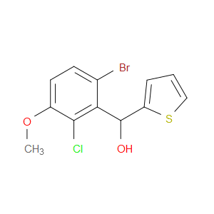 (6-bromo-2-chloro-3-methoxyphenyl)(thiophen-2-yl)methanol