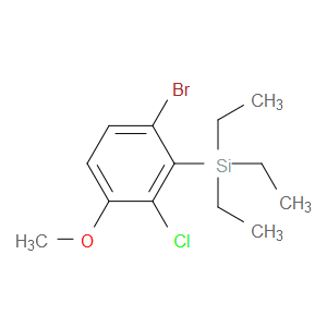 (6-bromo-2-chloro-3-methoxyphenyl)triethylsilane