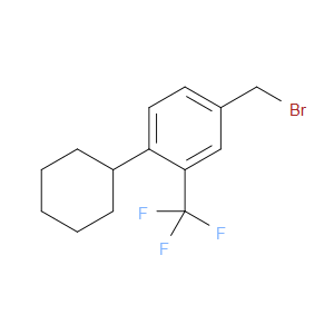 4-(Bromomethyl)-1-cyclohexyl-2-(trifluoromethyl)benzene