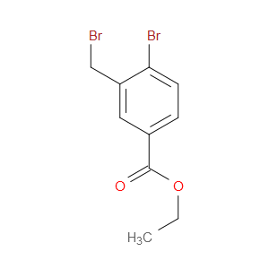 Benzoic acid, 4-bromo-3-(bromomethyl)-, ethyl ester