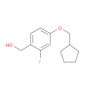 4-(Cyclopentylmethoxy)-2-fluorobenzenemethanol