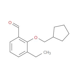 2-(Cyclopentylmethoxy)-3-ethylbenzaldehyde
