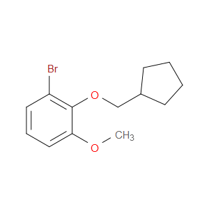 1-Bromo-2-(cyclopentylmethoxy)-3-methoxybenzene