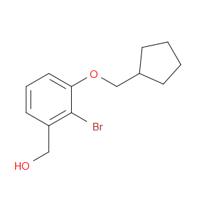 2-Bromo-3-(cyclopentylmethoxy)benzenemethanol